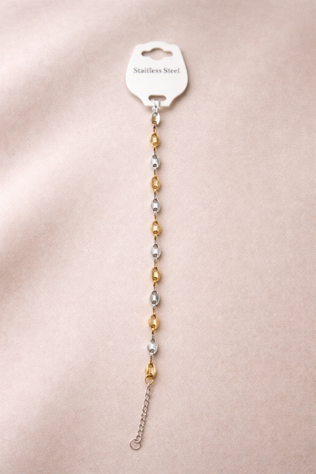 Bracelet chaîne acier inoxydable – Élégance minimaliste ✨