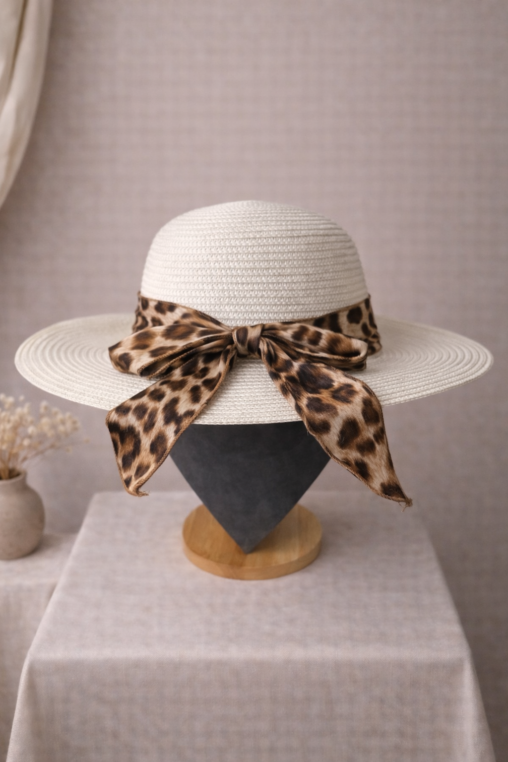 Chapeau Élégance Bohème Léopard ✨